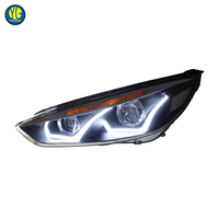 Faro Delantero YU GUANG Plug and Play para Ford Focus MK3 2015-2018, Accesorios de Coche con Faros LED Modificados y Lente de Proyector