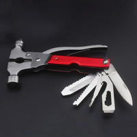 Marteau de toiture H&Y de qualité industrielle avec poignée en aluminium, outil multifonction pour le camping en extérieur, brise-vitre d'urgence pour voiture OEM, caoutchouc