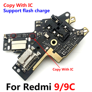 Cable Flexible de Placa de Carga para Teléfono Móvil, Puerto de Carga USB, Conector de Base, Enchufe para Xiaomi <span class=keywords><strong>Redmi</strong></span> 9 <span class=keywords><strong>9C</strong></span>, Piezas de Reparación de Enchufe de <span class=keywords><strong>Cargador</strong></span> - Product Image 4