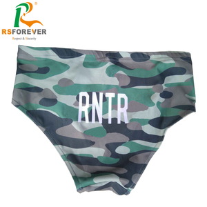 Maillots de bain pour hommes à imprimé camouflage, vente en gros, slips de bain pour hommes, bikini, maillot de bain - Product Image 3