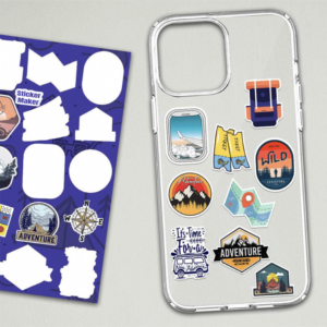 Hojas de Etiquetas Adhesivas Transparentes de Vinilo Personalizadas con Diseño Estético de <span class=keywords><strong>Bluey</strong></span> - Product Image 2