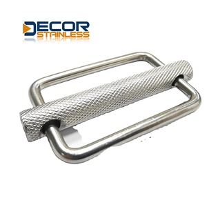 Sangle d'arrimage à cliquet en acier inoxydable ss304 ou ss316, boucle à came de presse - Product Image 6
