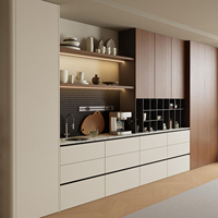 Buffet de salle à manger pliable en bois massif moderne et écologique, meuble de rangement multifonctionnel pour la cuisine