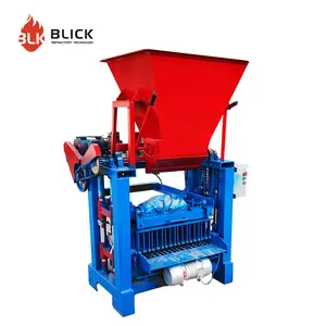 Germany design CE standard full automatic concrete cement paving stock block brick making machinery machine in middle east