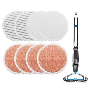 Compatible con la mopa de vapor Bissell Spinwave, paño redondo reutilizable para limpieza de suelos de 51-100 metros cuadrados. - Product Image 2
