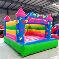 Trampolín Pequeño Resistente al Desgaste de Alta Calidad para Fiestas Familiares, Varios Estilos de Dibujos Animados, Casa de Brinco Inflable Personalizable