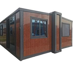 Tùy Chỉnh 20ft Sang Trọng Thoải Mái Biệt Thự Đúc Sẵn Modular Có Thể Tháo Rời Có Thể Tháo Rời Bánh Sandwich Bảng Điều Chỉnh Container Nhà Cho Khách Sạn Sử Dụng - Product Image 1