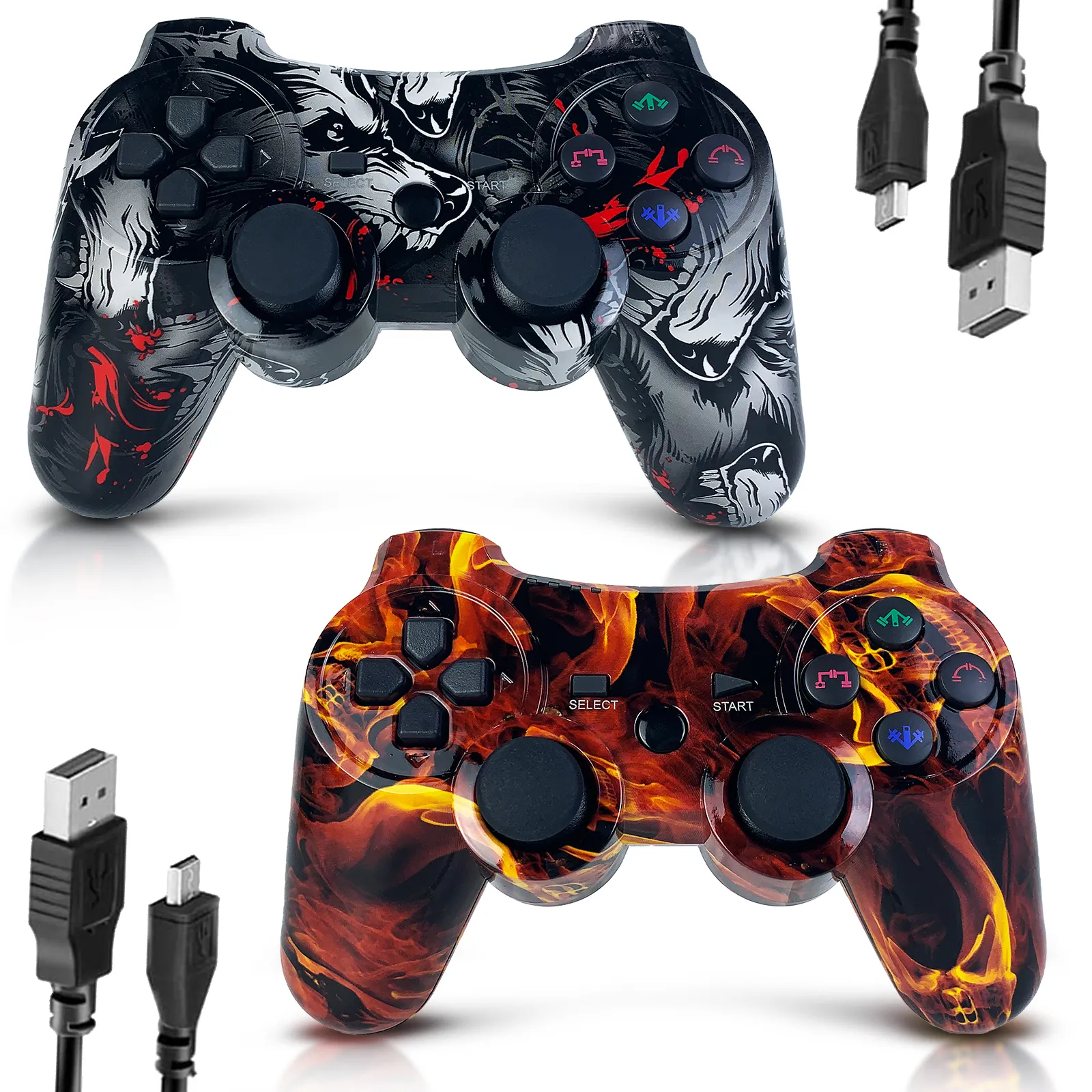 Harga rendah pabrik Gamepad nirkabel untuk PS3 Joystick Game Controller untuk PlayStation 3/PC konsol permainan