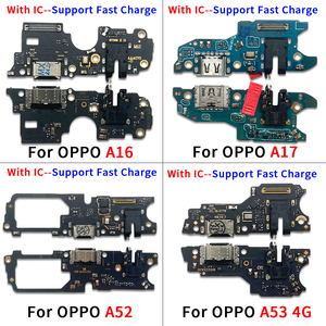 Cable flexible de conector de carga de teléfono móvil para <span class=keywords><strong>OPPO</strong></span> A16 A17 <span class=keywords><strong>A52</strong></span> A92 A53 A55 A93S A56 A57 A58 A93 A94 A95 A96 4G 5G placa de carga - Product Image 2