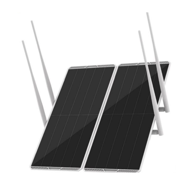 1200Mbps Indoor WiFi Extender Router Outdoor Wireless Network WiFi Signal Amplifier Solar Repeater Supports 2.4G/5G