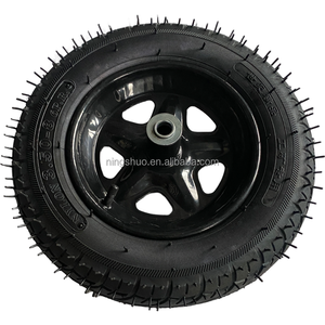 Roues en caoutchouc gonflables pour brouette, chariot à main, <span class=keywords><strong>8</strong></span> 10 12 13 14 16 pouces, 350-<span class=keywords><strong>8</strong></span> 400-<span class=keywords><strong>8</strong></span> 400-10, roues pneumatiques bon marché - Product Image 6