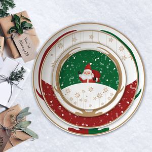 Services de table de Noël en porcelaine fine, vaisselle de Noël, service de table de Noël - Product Image 5