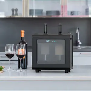 卸売 電動ワインクーラーキャビネット-新しいスーパーマーケットホームキッチン売れ筋電気ワインクーラー充電式ミニ赤ワインボトルクーラー