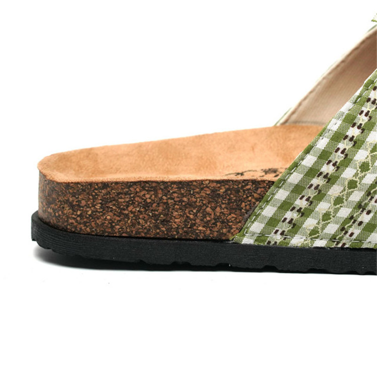 Big Bowknot Cork Slippers Women Flat Summer Beach Slides 2021 Ladies Flip Flops Custom Logo