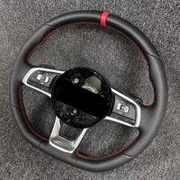 Volant en fibre de carbone pour Volkswagen MK7 MK6 Golf7 Polo CC Jetta Tiguan GTI GTD GTS GTE R-Line Passat Sport