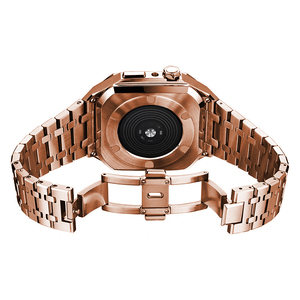 Cinturino per orologio Eraysun cinturini per orologi intelligenti in acciaio inossidabile a sgancio rapido per <span class=keywords><strong>Apple</strong></span> i <span class=keywords><strong>Watch</strong></span> custodia di ricambio per armatura in metallo di lusso - Product Image 4