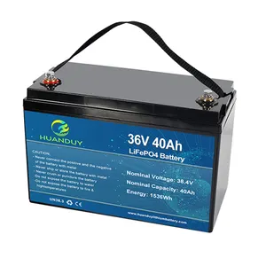 Batterie lithium 36V pour yacht batterie lithium-ion 36v à cycle profond 40ah 60ah 80ah 100ah batterie lifepo4 48v