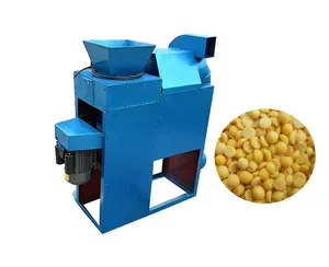 Máquina de descascamento automático de grãos de galinha, máquina descascadora automática para venda