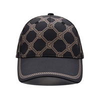 Gorra de béisbol lisa de nuevo diseño 2025, gorra de béisbol de 5 paneles con impresión por sublimación al por mayor