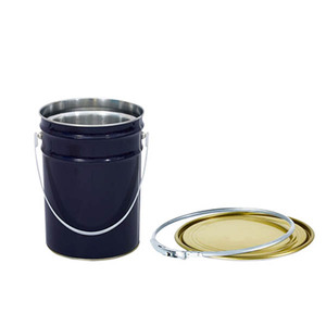 Chất Lượng Cao <span class=keywords><strong>6L</strong></span> Sơn Thùng Với Xử Lý 5L Xô Kim Loại Tin Có Thể Bền Kim Loại Lon Với Nắp - Product Image 6