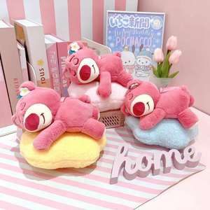 Marchio di peluche allentato animale peluche <span class=keywords><strong>cartone</strong></span> <span class=keywords><strong>animato</strong></span> simpatico storia orso peluche giocattolo giocattolo 3D peluche di cotone morbido per bambini bambola di peluche - Product Image 3