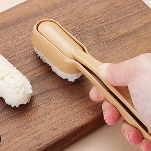 Zenidoo Nigiri Sushi Mold Onigiri Rice Ball Maker Warship Bento Oval Making <b>Breakfast</b> Kitchen Tools Eco-Friendly PP Plastic - Product Image 5