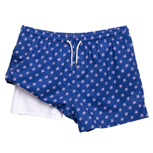 Shorts de Baño para Hombre, Estampados, de Secado Rápido, con Cordón en la Cintura, Shorts de Playa Casuales de Verano, Ligeros, Transpirables, para Surf - Product Image 1