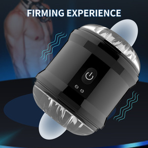 Airplane Cup 10-Frequency Dual Channel <b>Vibration</b> USB Magnetic Charging Male Penis Training Masturbator Adult Sex - Product Image 2