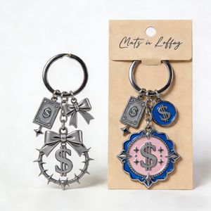 Personalized Matte Metal Enamel <b>Key</b> <b>Rings</b> with Jump <b>Ring</b> for Staff Appreciation Gifts - Product Image 3