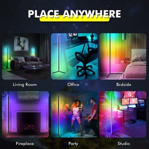 ไฟห้องนอนอัจฉริยะปลั๊กแอนด์เพลย์สีสันสดใสโคมไฟสร้างบรรยากาศของสโมสรบ้านในร่มโคมไฟตั้งพื้น - Product Image 3