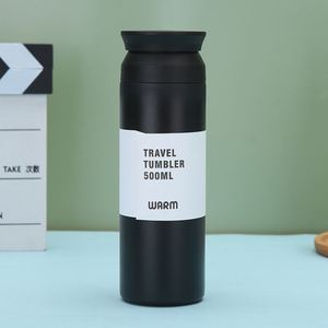 500ml Element Tumbler Japanese Style <b>Insulated</b> <b>Mug</b> 304 Stainless Steel Double Layer with Handle Portable Travel Cup Gift - Product Image 5