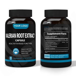 Suplemento <span class=keywords><strong>para</strong></span> <span class=keywords><strong>Dormir</strong></span> OEM Vegano, Cápsulas de Extracto de Valeriana de 500 mg, Cápsulas de Raíz de Valeriana - Product Image 6