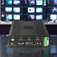 Carte PC embarquée ECSUU J1900 avec 6 ports COM RS232, 8 ports USB, double LAN Gigabit et VGA pour systèmes de contrôle industriels