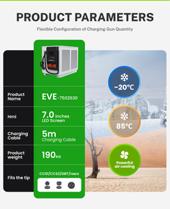 Oem ODM IP54 ngoài trời lưu trữ và sạc tích hợp 30Kw di động Trạm Sạc cho EV xe buýt - Product Image 4