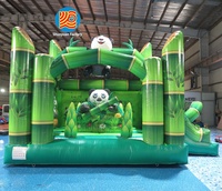 Château gonflable personnalisé avec toboggan, structure de saut gonflable en PVC, château gonflable rebondissant pour la location et les jeux