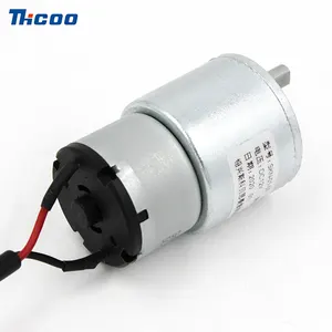 Motor gir dc sikat 24v, mikro rpm rendah kecil gigi Motor pengurang 12 v Motor DC untuk mobil