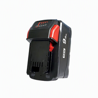 Batterie lithium-ion ultra haute capacité 18V 15 cellules 9,0Ah pour outils électriques sans fil à fonctionnement continu