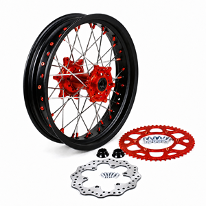 Juego de Ruedas de Motocicleta Supermoto de 17 Pulgadas para Modelos Yamaha YZ125 YZ250 YZ250F YZ450F WR250F WR450F, Kit de Actualización 2001-<span class=keywords><strong>2016</strong></span> - Product Image 2