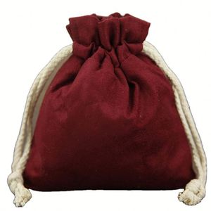 Bolsas de Regalo de Terciopelo Personalizadas con Cordón Dorado, Impresión de Logotipo, Bolsa de Terciopelo Extra Grande con Cordón, Bolsa de Terciopelo para Sublimación 50x70cm - Product Image 2