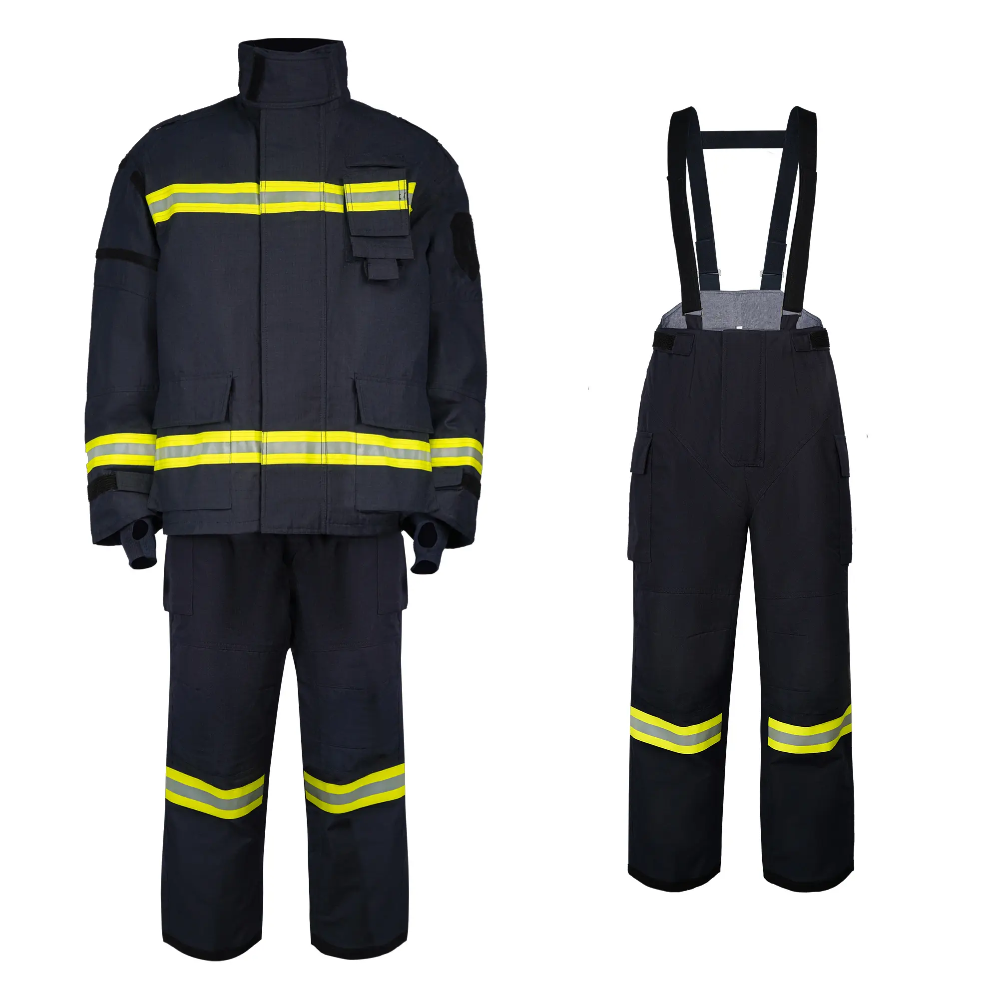 EN469 Traje de bombero de bomberos Uniforme de seguridad contra incendios Uniforme de bombero