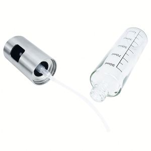 Custom Glass Spray <b>Bottle</b> Bbq Stainless Steel Olive Oil Sprayer Set for Cooking With Cleaning <b>Brush</b> & Funnel - Product Image 5
