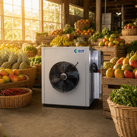 Commerciële fruitdroogmachine warmtepompdehydrator voor cacaoboonverwerking