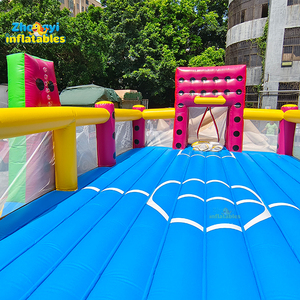 Cancha <span class=keywords><strong>de</strong></span> Fútbol y Fútbol Acuático Inflable para Exteriores con Suelo, Castillo Hinchable para Deportes y Juegos - Product Image 3