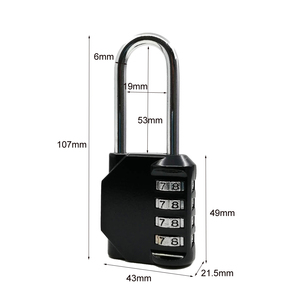 CH-604-L CJSJ Kẽm Kết Hợp Ổ Khóa Khóa Cửa An Ninh Với 4 Kỹ Thuật Số Mật Khẩu - Product Image 2