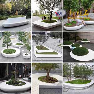 New Magic <b>Stone</b> Creative Art Bench UHPC 3Cm Thickness Corrosion Resistant For Parks And Plazas - Product Image 5
