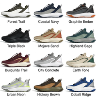 Baskets tendance à lacets pour hommes, marque privée, avec empeigne en maille respirante, style décontracté