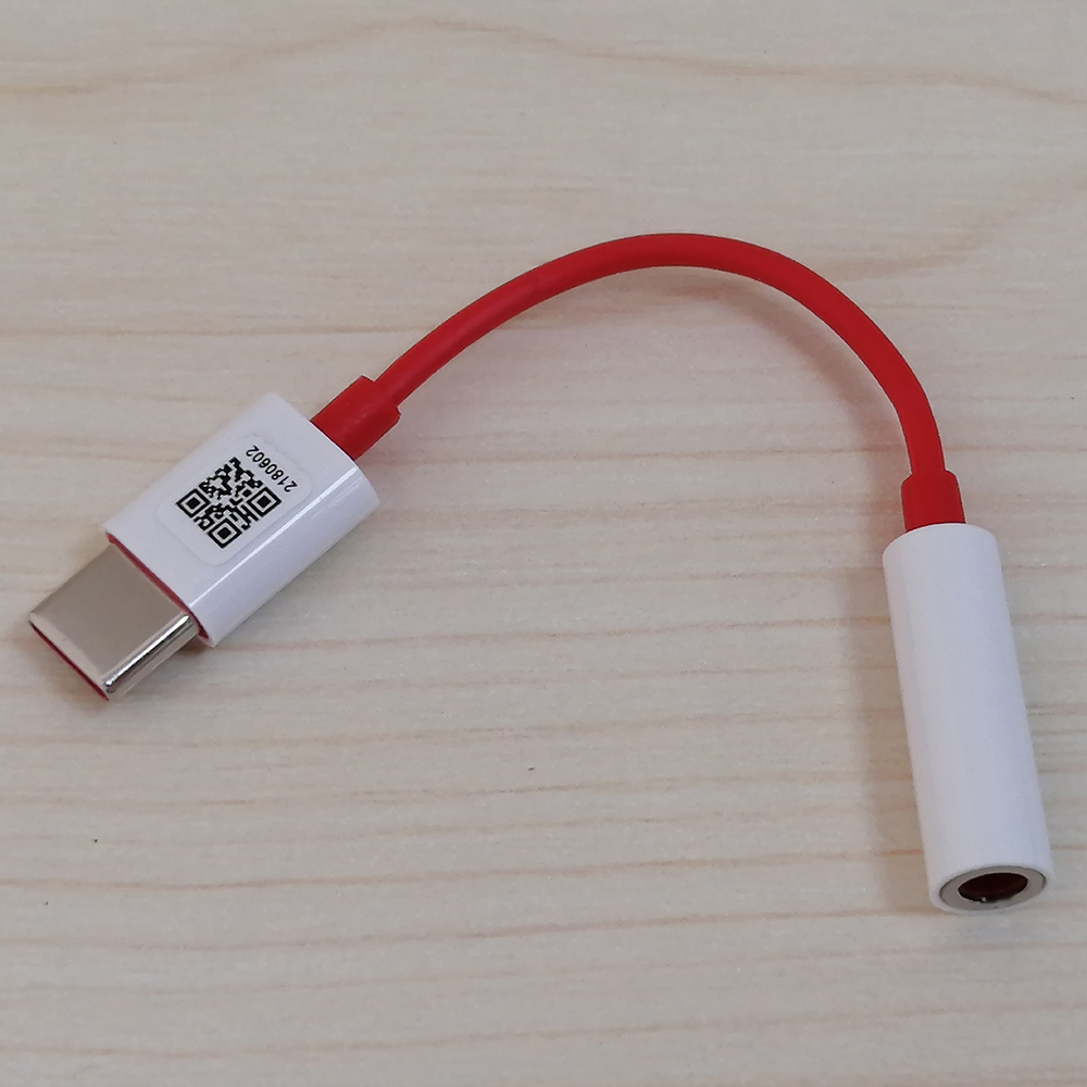 Original Oneplus Earphone Jack Adapter Type-C To 3.5mm Headphone Converter Cable For One plus 1+6T 7 7Pro 7T