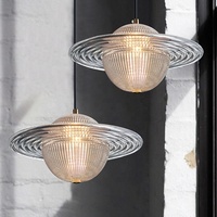 Mini lampe suspendue en verre planète, éclairages créatifs pour l'étude et la salle à manger JY9127