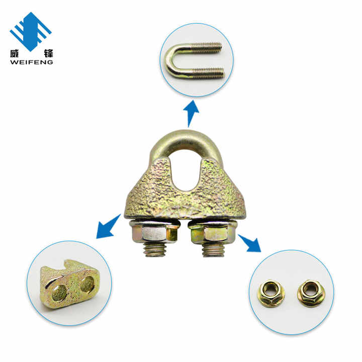 DIN1142 Malleable Wire Rope Clips Rigging Hardware DIN741 Clamp ...