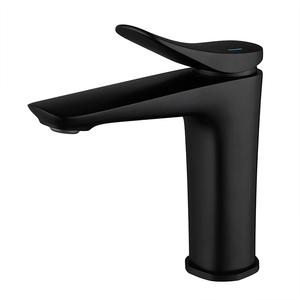 Robinet mitigeur monotrou en laiton chromé pour lavabo, à poser sur le comptoir, pour salle de bain, modèle BF2501241, couleur or, fabriqué à Kaiping, ajoute une touche de luxe. - Product Image 1